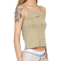 Pot Camisole -Olive-