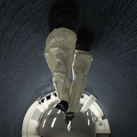 Half Circle Cargo Pants -Ecru-