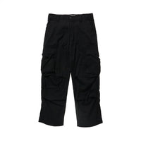 Half Circle Cargo Pants -Black-