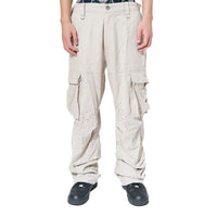 Half Circle Cargo Pants -Gray-