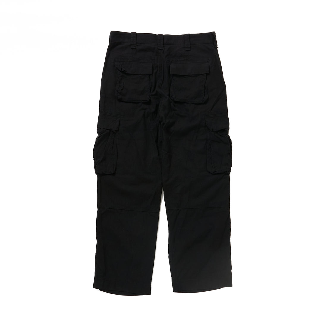 Half Circle Cargo Pants -Black-