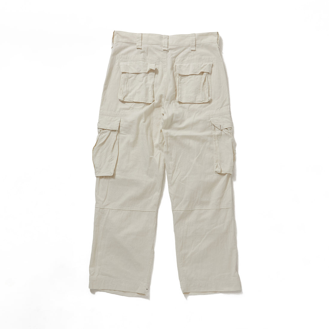 Half Circle Cargo Pants -Ecru-