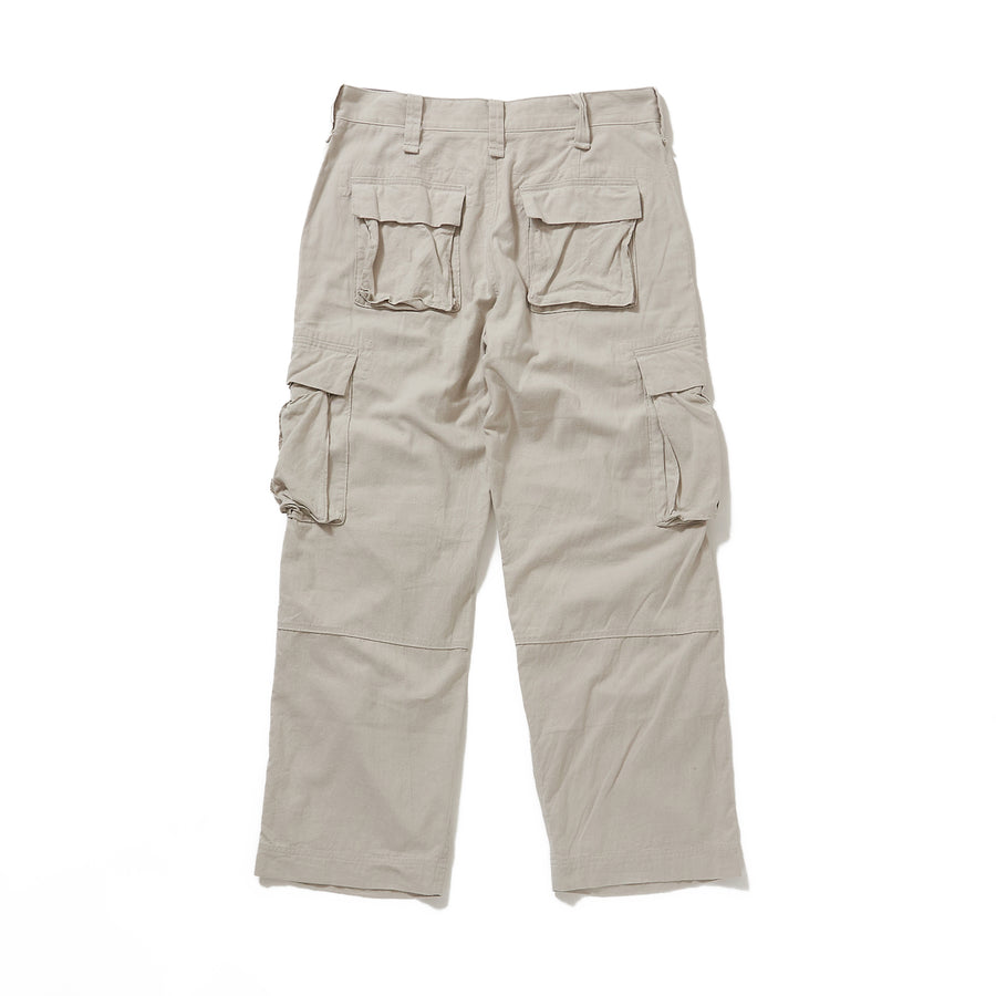 Half Circle Cargo Pants -Gray-